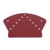Cnoula11 Rear Mud Flap Wheel Splash Mudguard Cover PU Leather Wine Red Motorcycle For Harley For Sportster XL 883 For Softail CVO Limited for Touring Road Glide Universal view 2