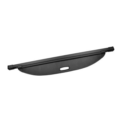 HXQJVRPWZ 2010-2017 for Kia Sportage R Luxury Interior Leather Cargo Cover Retractable Carbon Fiber Trunk Protection Curtain Kits(Black)