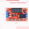 Vestamore 12V Time Delay Relay Module with Digital Readout, Programmable Control for 32 Delay Modes, Supports Load Up to 250V/10A, Optical Isolation, 4 Easy-Access Control Buttons view 2