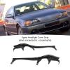 Fuchooky Pair of Upper Headlight Cover Strip 63126934751 Upper Headlamp Gasket for 3 Series E46 Coupe Cabrio LCI view 3