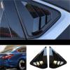 FSWVVUI 2Pcs Car Rear Side Window Compatible for N-issan Altima Teana 2013 2014 2015 2016 2017 2018 ABS Louvers Cover Air Vent Exterior Accessories(Carbon Look) view 2