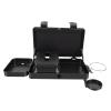 Yechiry Car Backseat Organizer, Portable Multifunctional Storage Table with Detachable Clips Expansion Tray Cup Holder Tissue Box Hanging Hooks for Family Road Trips Daily Commutes view 1