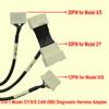 Model 3/Y/X/S CAN Diagnostic OBD 3-in-1 Harness Cable,OBD2 Diagnostic Scanners Adapter, CAN Bus Data Reading Tool Connector Green 30CM view 2