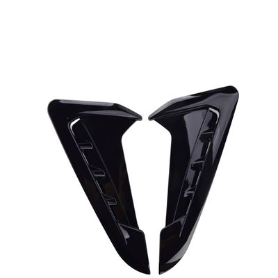 LXOINAGO 1 Pair Gloss Black Air Flow Grille Side Fender Vent Canard Cover Trim Compatible for BMW X3 X4 G01 G02 M-Sport