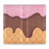 Bolaz Pink Ice Cream Car Registration and Insurance Holder Leather Vehicle Document Glove Box Organizer for License Cards Accessories view 2