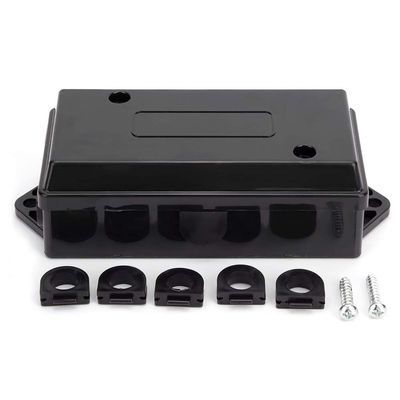 7 Way Trailer Junction Box, 7 Gang Color Coded Trailer Wire Connector Junction Box Weatherproof for RV Caravans Boat Rewiring