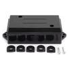 7 Way Trailer Junction Box, 7 Gang Color Coded Trailer Wire Connector Junction Box Weatherproof for RV Caravans Boat Rewiring view 1
