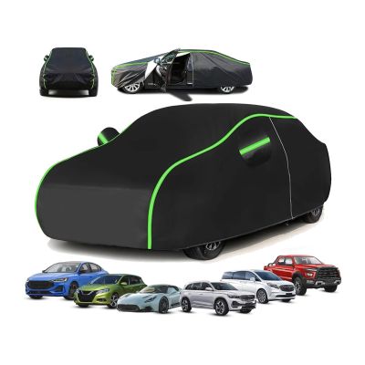 Car Cover for Citroen C4 SpaceTourer 2018- (442.8 x 182.6 x 161cm),All-Weather Car Cover- Rain/Snow Resistant + UV Protection + Dustproof + Anti-Aging, Night Reflective Strips