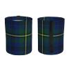 Tsfaaoc Clan Johnstone Tartan Car Trash Can with Strap, 3l Vehicle Garbage Bin, Foldable Oxford Cloth Auto Trash Bag for Car Truck SUV Interior Organization view 2