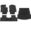 MVMOWSOTC Compatible for Toyota Rav4 2024-2020 Floor Mats,All-Weather Waterproof Floor Mats Protector(Only Fit Left Rudder)(Left Rudder 4pcs) view 1