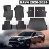 MVMOWSOTC Compatible for Toyota Rav4 2024-2020 Floor Mats,All-Weather Waterproof Floor Mats Protector(Only Fit Left Rudder)(Left Rudder 4pcs) view 2