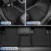 MVMOWSOTC Compatible for Toyota Rav4 2024-2020 Floor Mats,All-Weather Waterproof Floor Mats Protector(Only Fit Left Rudder)(Left Rudder 4pcs) view 4