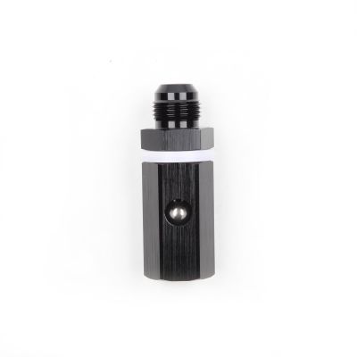 AdlerSpeed US Ship -8AN AN8 Aluminum Roll Over Vent Valve Tank Mounted Fitting Adapter Black