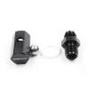 AdlerSpeed US Ship -8AN AN8 Aluminum Roll Over Vent Valve Tank Mounted Fitting Adapter Black view 3