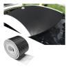 Fkewp Carbon Fiber Vinyl Tape, 1 Inch23ft Auto Door Sill Wrap Film Threshold Paint Protector, Waterproof Anti-Scratch Door Entry Guard for Most Vehicles, Car Accessories view 1