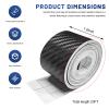 Fkewp Carbon Fiber Vinyl Tape, 1 Inch23ft Auto Door Sill Wrap Film Threshold Paint Protector, Waterproof Anti-Scratch Door Entry Guard for Most Vehicles, Car Accessories view 2