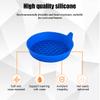 ANFTDCO 4PCS Car Cup Holder Coasters, Silicone Non-Slip Recessed Automotive Cup Mats, Vehicle Interior Insulation Drink Insert Pads Decor Accessories, Universal for SUV Truck Van (Blue) view 3