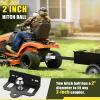 Zero Turn Lawn Mower Hitch with 2" Hitch Ball 6000 LBS, Heavy Duty Bolt-On Trailer Hitch, Universal Fits 2" Coupler, Magnetic Pin Included for Tractor, Trailer Cart, ATV, UTV view 2