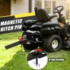 Zero Turn Lawn Mower Hitch with 2" Hitch Ball 6000 LBS, Heavy Duty Bolt-On Trailer Hitch, Universal Fits 2" Coupler, Magnetic Pin Included for Tractor, Trailer Cart, ATV, UTV view 3