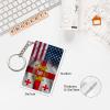 SMLBNE Half American Georgia Georgian Flag Acrylic Keychain 2x3in Men Women Daily Outdoor Carry87 view 4