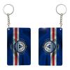 SMLBNE Cape Verde Flag Coat Of Arms Cape Verdean Acrylic Keychain 2x3in Men Women Daily Outdoor Carry99 view 2