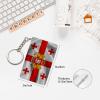 SMLBNE Georgia Flag Coat Of Arms Georgian Acrylic Keychain 2x3in Men Women Daily Outdoor Carry69 view 4