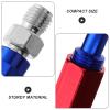 CVUTOVO Braided Motorcycle Brake Hose Bend Hydraulic Oil Line for Dirtbike Atv Clutch Fuel Pipe with Easy Installation and Stainless Steel Red view 3