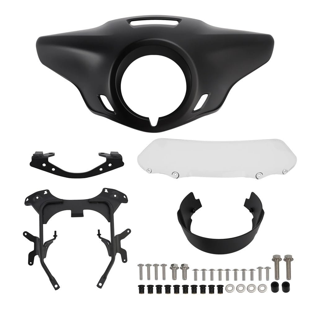 Windshield WindScreen Headlight Fairing Cover fit for CM1100 2021-2024(Matte Black Clear)
