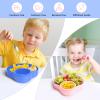 FIDOPOKK Car Seat Cup Holder for Kids 2PCS Kids Travel Tray with Snack Tray, CarSeats Snack Trays for Toddler, Car Cup Holder for Safety Seats, Fits Stroller & Booster (bluepink) view 4