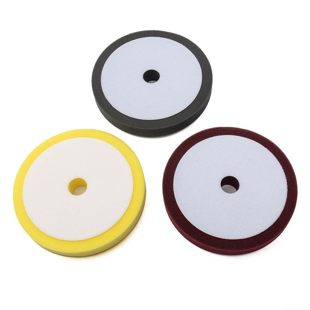 6pack 6inch Sanding Disc Set for Car Polish Coarse, Medium, Fine Pads for Car Care