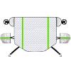Windshield Cover for ice and Snow Compatible with Fiat Argo,Sunscreen and Waterproof in Summer, Frost and Snow Protection in Winter, Suitable for All Seasons. view 1