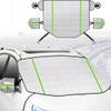 Windshield Cover for ice and Snow Compatible with Fiat Argo,Sunscreen and Waterproof in Summer, Frost and Snow Protection in Winter, Suitable for All Seasons. view 2