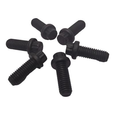 Csygmdty 6PCS Transmission Clutch Pressure Plate Bolt 12-Point Flange Blots M8*20MM 90034-P10-A01 90034-689-000 Compatible with Honda Civic 2013-2024 Accord 2013-2017