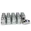 IKENEF Lug Nuts 20 Bulge Acorn Wheels Rims 12X1.5 Closed End Chrome 19 mm Hex Steel for Saturn for GMC for Cadillac for Buick view 2
