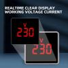 LCD Digital AC Voltmeter Voltage Meter EU Electric Pen Meters Volt Test Monitor 110VAC 220VAC Panel Indicator Light view 3