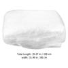 NULYLU 50Pcs Disposable Plastic Car Seat Covers Transparent Protective Cushion for Auto Repair and Passenger Transport Easy to Install and Throw Away view 2