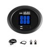 JJCOCO Air Pressure Gauge Dual Display Air Suspension Gauge 220PSI Digital LED Display 12V/24V DC Air Ride Pressure Gauges with 1/8NPT Sensor Kit 2-1/16" (52mm) for Air Ride Suspension Systems view 1