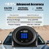 JJCOCO Air Pressure Gauge Dual Display Air Suspension Gauge 220PSI Digital LED Display 12V/24V DC Air Ride Pressure Gauges with 1/8NPT Sensor Kit 2-1/16" (52mm) for Air Ride Suspension Systems view 3