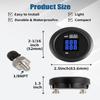 JJCOCO Air Pressure Gauge Dual Display Air Suspension Gauge 220PSI Digital LED Display 12V/24V DC Air Ride Pressure Gauges with 1/8NPT Sensor Kit 2-1/16" (52mm) for Air Ride Suspension Systems view 4