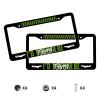 2 Pcs Rather Be Flying Art License Plate Frame Minimal Jet Icons License Plate Personalise Stainless Steel Rust-Proof Auto Parts Funny License Plate Frames Decoration for Men Women 6 X 12 Inch view 3