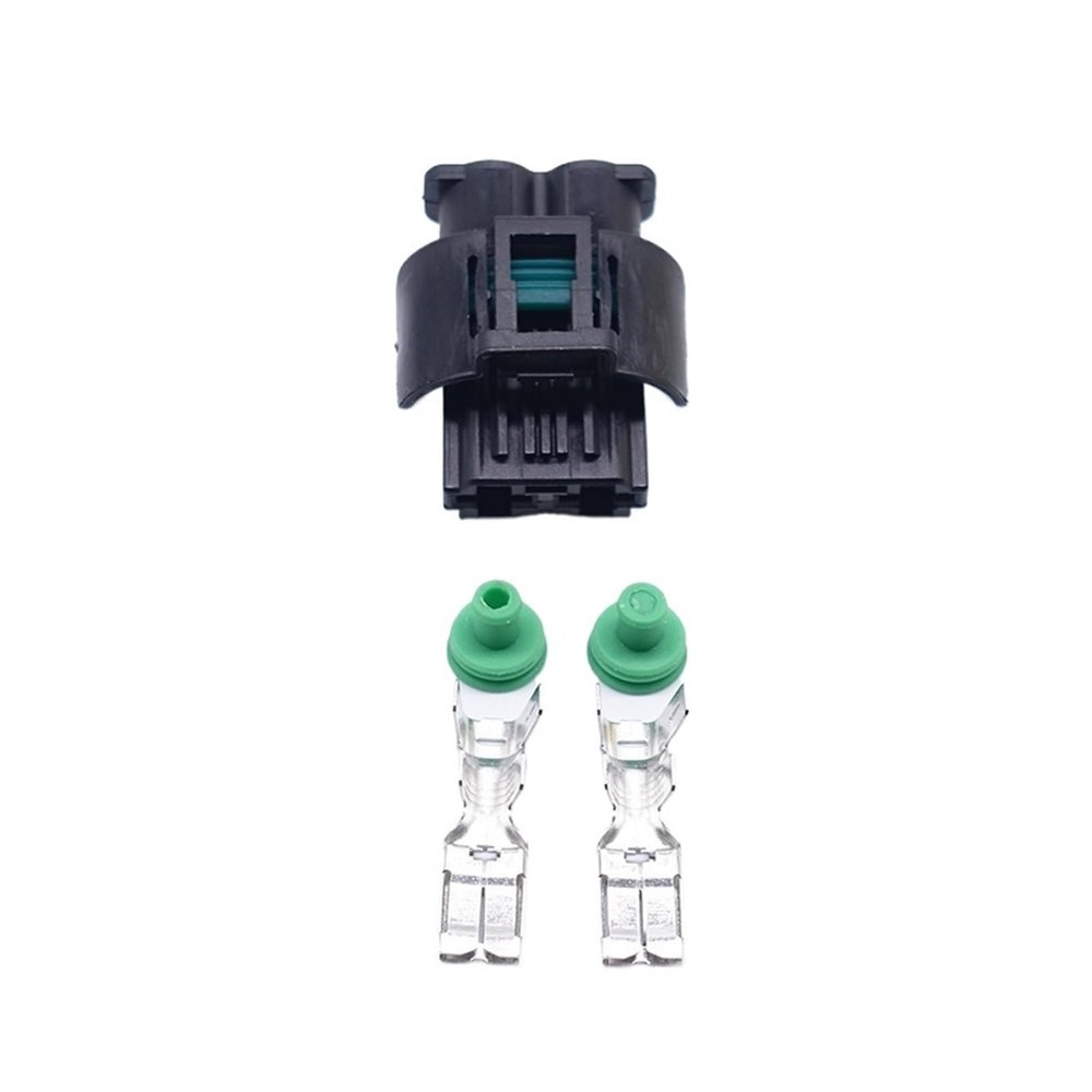 AICNRUT XG70227-6.3-11/21 Amp 2 Pin Female Waterproof Connector Sealed Sensor 1544317-1 1544678-2 AICNRUT(Female)