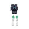 AICNRUT XG70227-6.3-11/21 Amp 2 Pin Female Waterproof Connector Sealed Sensor 1544317-1 1544678-2 AICNRUT(Female) view 1