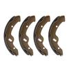4PCS Club Car Brake Shoes 70794G01 JG5 - F5330-00, Replacement for EZGO TXT Gas Elec 97-09.5 and G Series, High - Quality Ceramic Steel Alloy Brake Pads for Enhanced Saf view 1