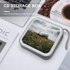Ouyniei Plane Flies to Sunflower Field CD Case Binder for Travel Car DVD Storage Case DVD Storage Bag with Handles Cover CD Storage Binder for Blu-ray Movie Music Audio Disks 40 Disc Units view 4