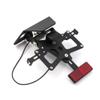 Arashi License Plate Frames Support Holder for Yamaha YZF R3 R25 2014-2016, Motorcycle Accessories Parts Include LED Running Light Black view 1