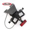 Arashi License Plate Frames Support Holder for Yamaha YZF R3 R25 2014-2016, Motorcycle Accessories Parts Include LED Running Light Black view 2