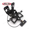 Arashi License Plate Frames Support Holder for Yamaha YZF R3 R25 2014-2016, Motorcycle Accessories Parts Include LED Running Light Black view 3