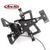 Arashi License Plate Frames Support Holder for Yamaha YZF R3 R25 2014-2016, Motorcycle Accessories Parts Include LED Running Light Black view 4