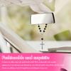 Surosha 2PCS Car Rosary for Rearview Mirror, Rearview Mirror Hanging Accessories, Religious Cross Medal Blessing Beads Hanging Ornament, Auto Personalized Protection Charm for Women Men (Black) view 3