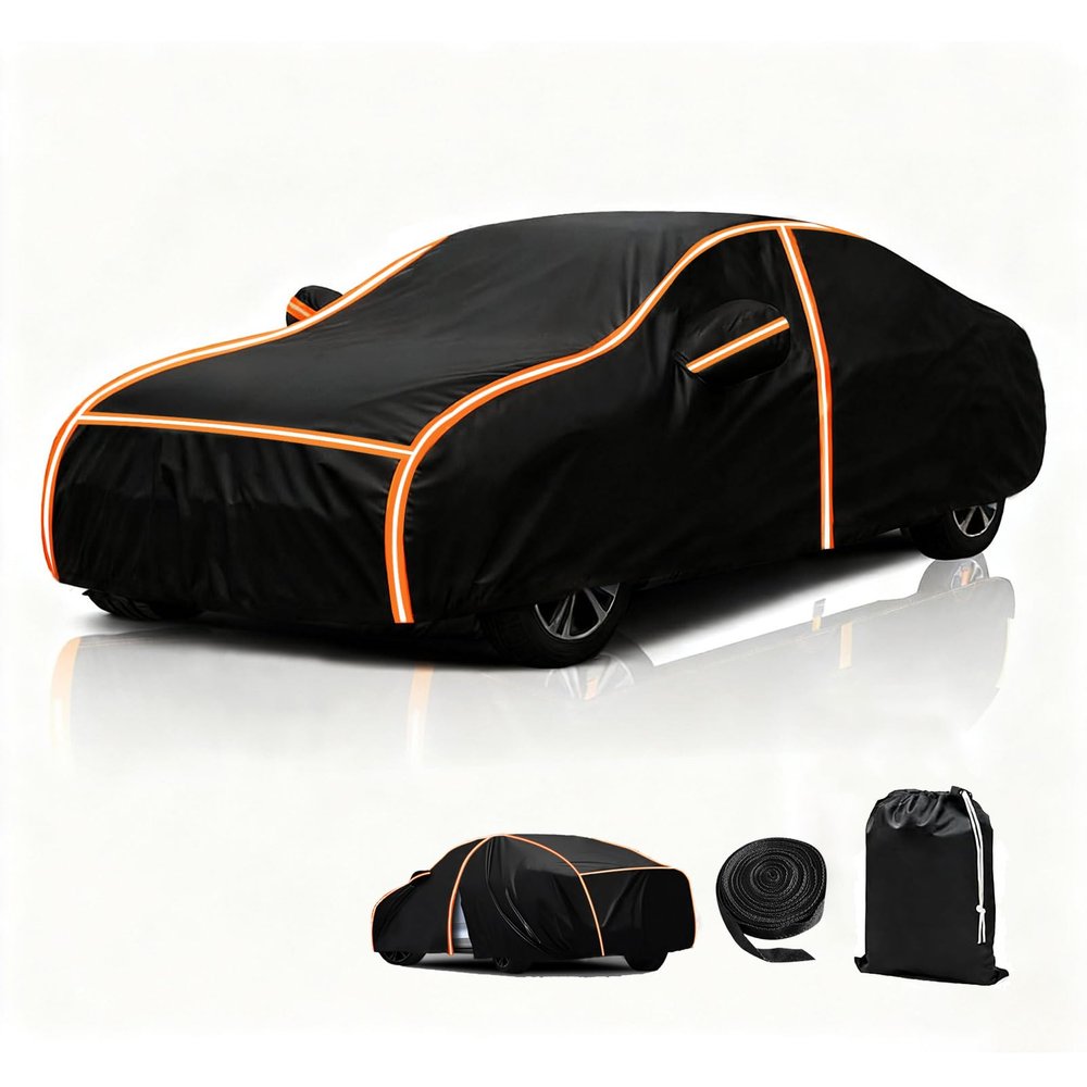 Car Cover for Chevy Corvette 427 Convertible 2012-2013 Waterproof Car Cover with Cotton Liner Heavy Duty Snowproof 67min Install -Day, Sun, Rain, Dust